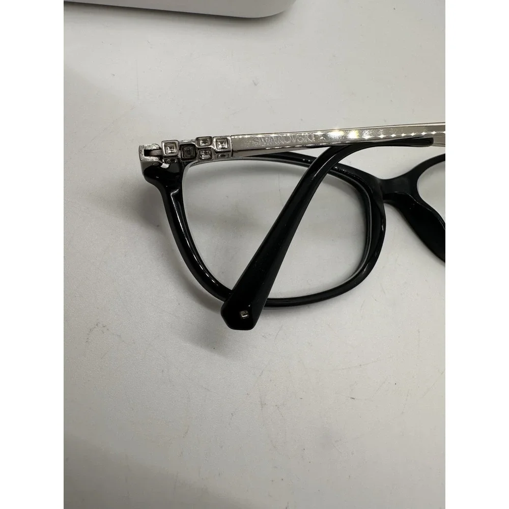 Swarovski SK5285 001 Eyeglasses Frames Only Black Crystal‎ 54-15 140 w Case